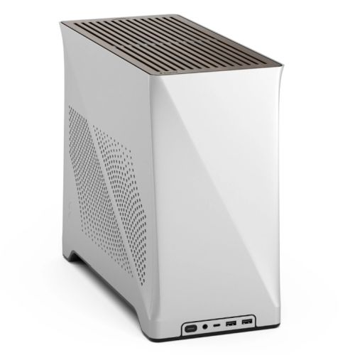 Fractal Design Era 2 ITX (Silver) Compact Case w/ Walnut Top