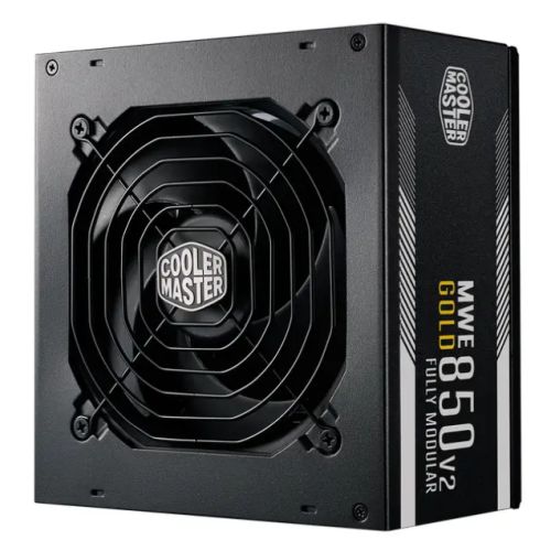 Cooler Master 850W MWE Gold V2 ATX 3.0 PSU, Fully Modular, HDB Bearing Fan, 80+ Gold, PCIe 5.0