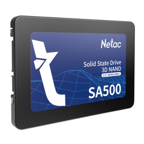 Netac 1TB SA500 SSD, 2.5", SATA3, 3D NAND, R/W 530/475 MB/s, 7mm